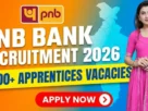 PNB Bank Apprentices Recruitment 2026 for 5138 Posts