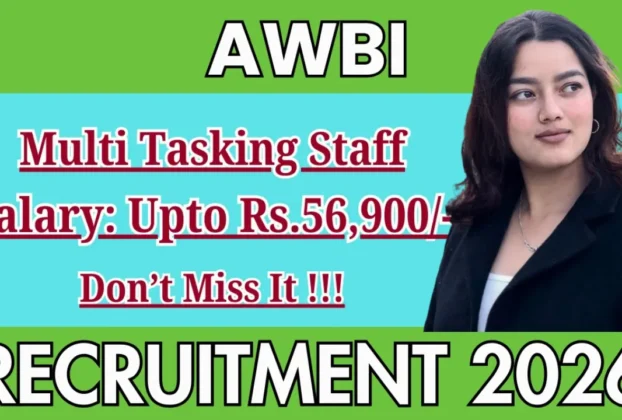 AWBI MTS Bharti 2026 for 10th & 12th Pass