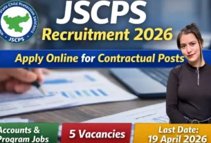 JSCPS Account Assistant, Accountant, Programme Recruitment 2026