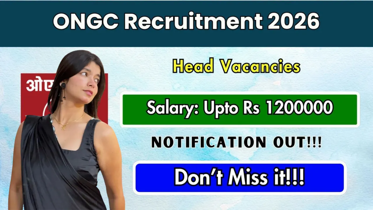 ONGC Head Recruitment 2026