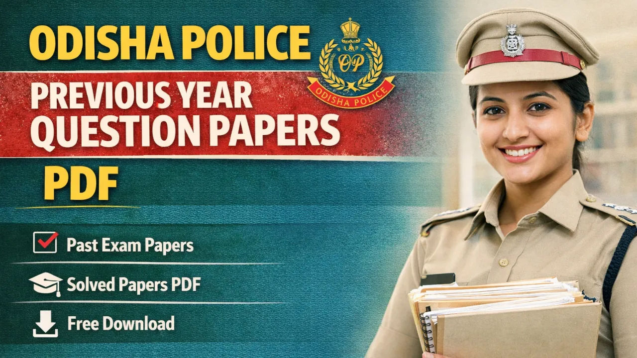 Odisha Police Constable Previous Year Question Papers PDF