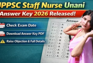 UPPSC Staff Nurse Unani Answer Key 2026 Released